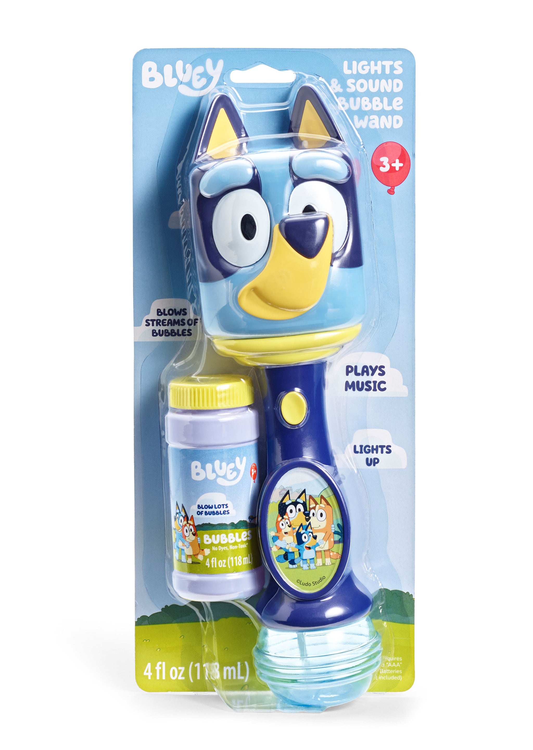Bluey Lights and Sounds Bubble Wand