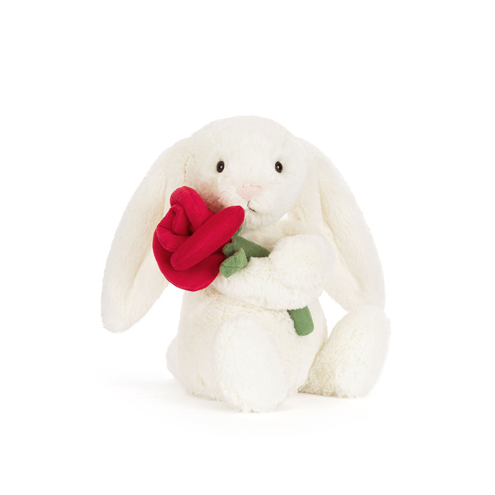 Cream Bunny with Rose Cream Bunny with Rose