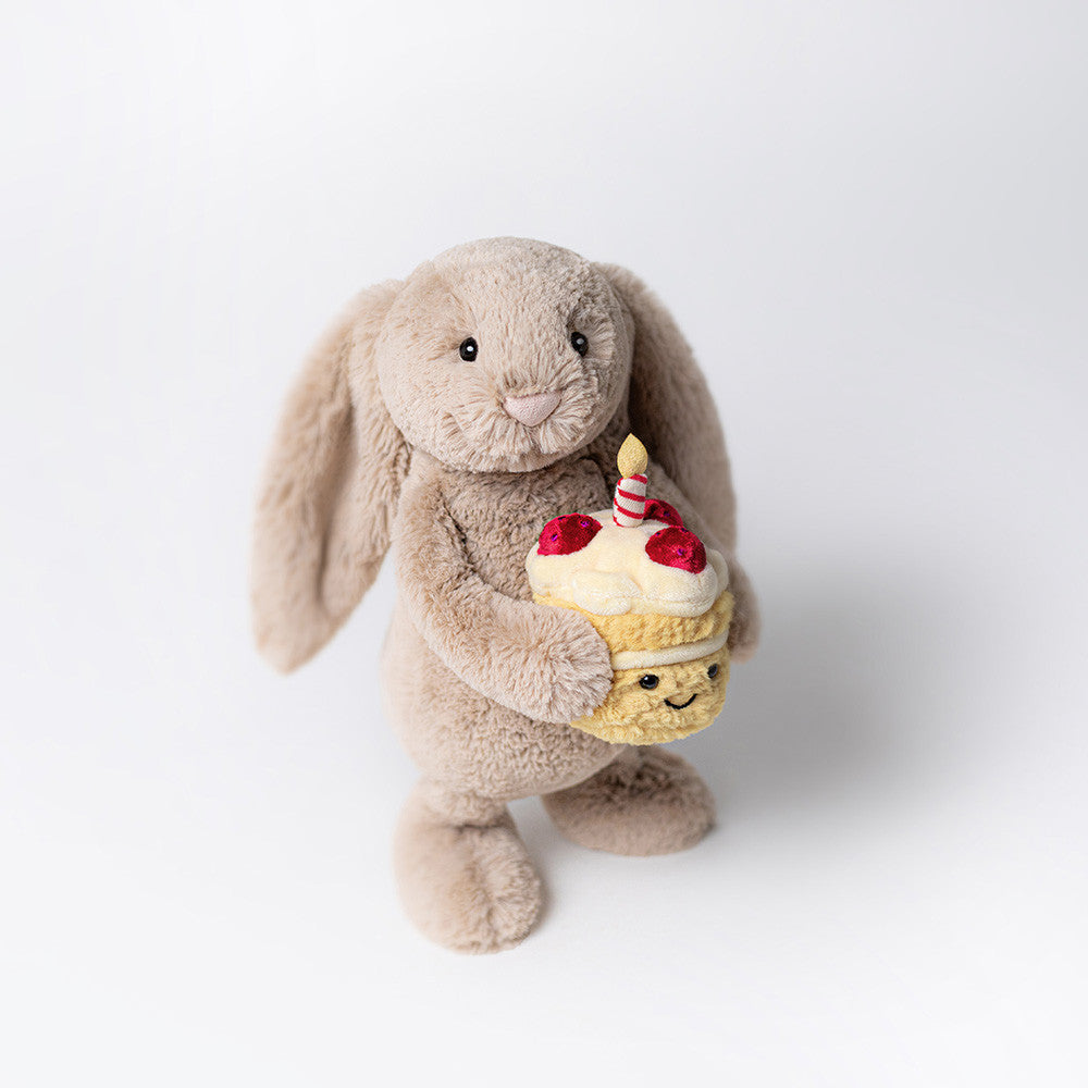 ぬいぐるみ  Bashful Beige Bunny 'Birthday' BashfulBeigeBunny_Birthday_204