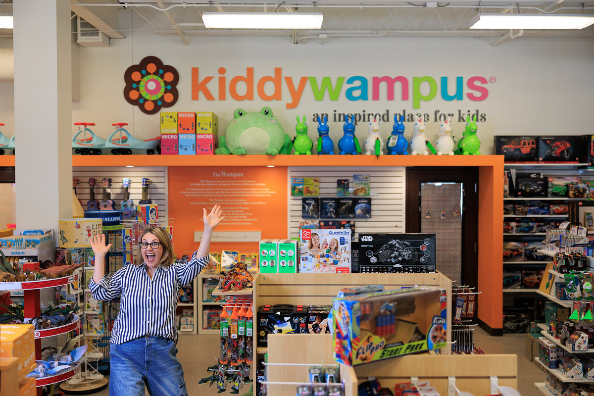 The picture kiddywampus.com shows when its homepage is shared