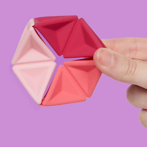 Pivot Silicone Flexagon - Magenta