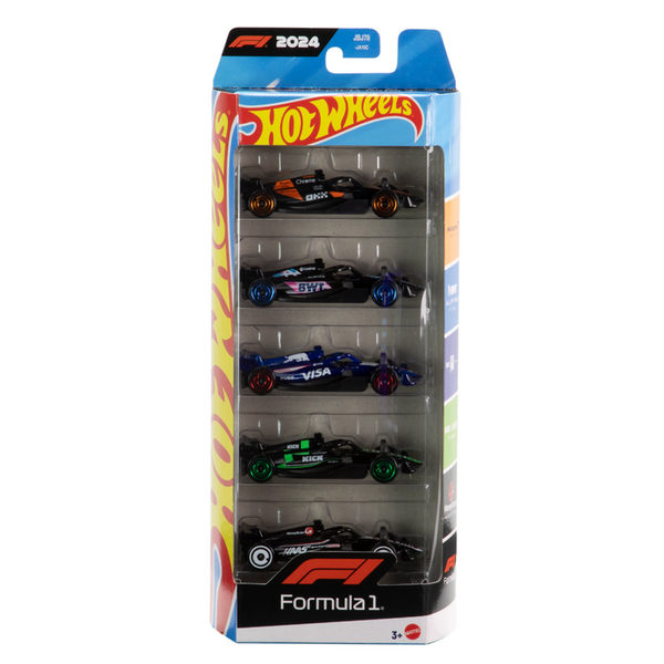 李　ホットウィール Formula 1 4台セット Hot Wheels: Formula 1 - 1:64 Scale Die-Cast Vehicles - 5-Pack