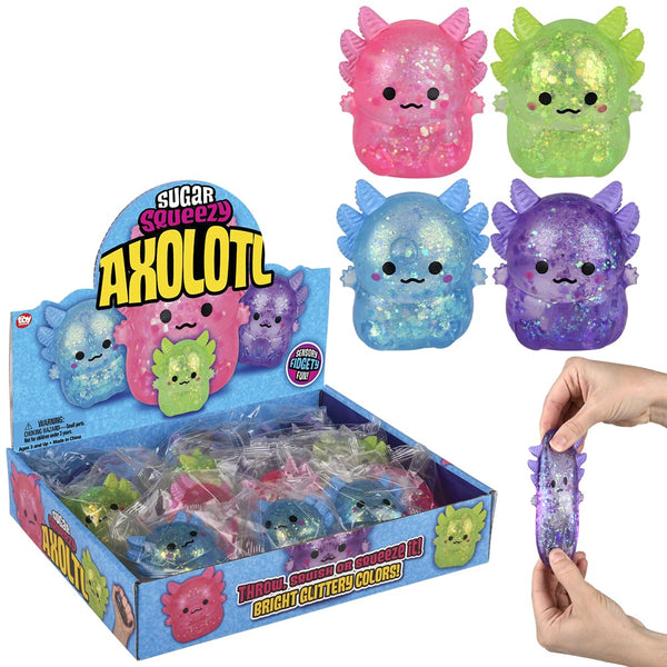 2.5” Squeezy Sugar Axolotl (Sold Separately) – kiddywampus