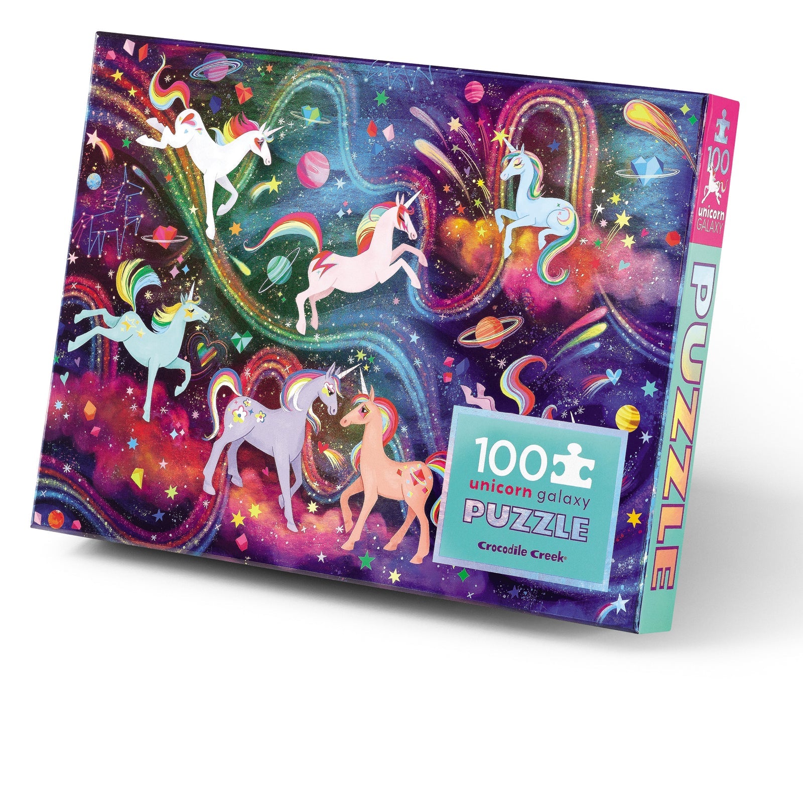 ユニコーンミラクル 100-Piece Holographic Puzzle - Unicorn Galaxy – kiddywampus
