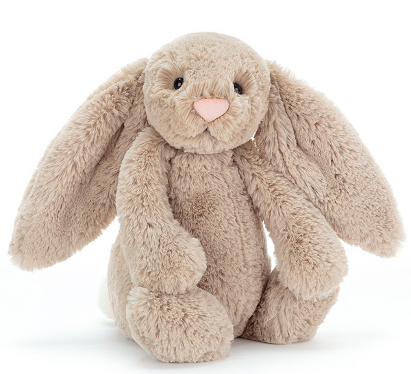 4✳B  Bashful Inky BeigeBunny Bashful Beige Bunny Medium – kiddywampus