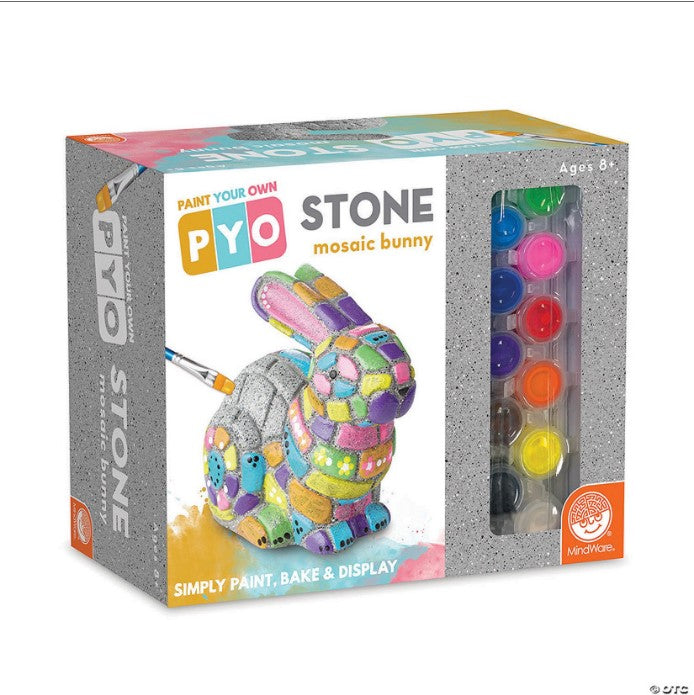 MindWare Paint Your Own Stone Mosaic Bunny