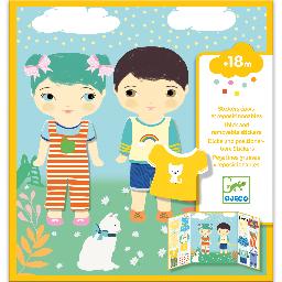 160 stickers petits amis - loisirs créatifs - cadeau enfant - Djeco 