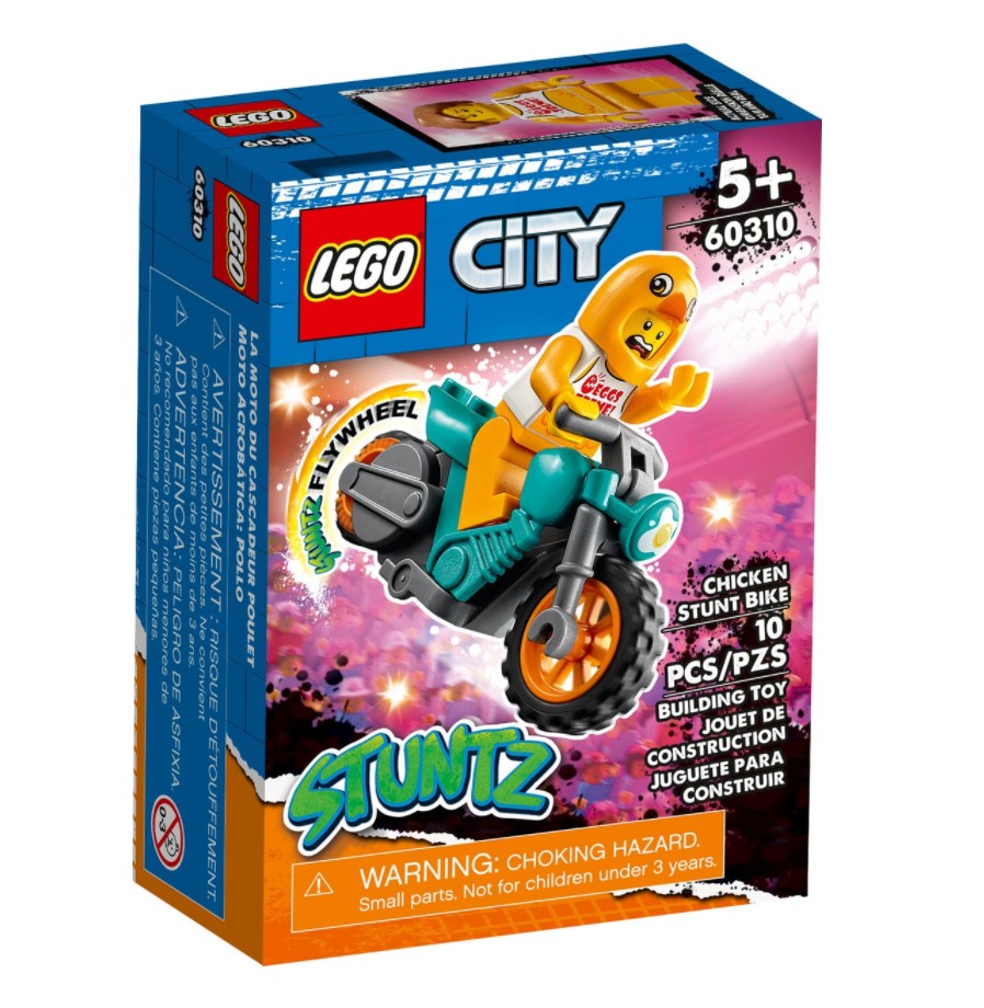 Lego City 60310 Chicken Stunt Bike