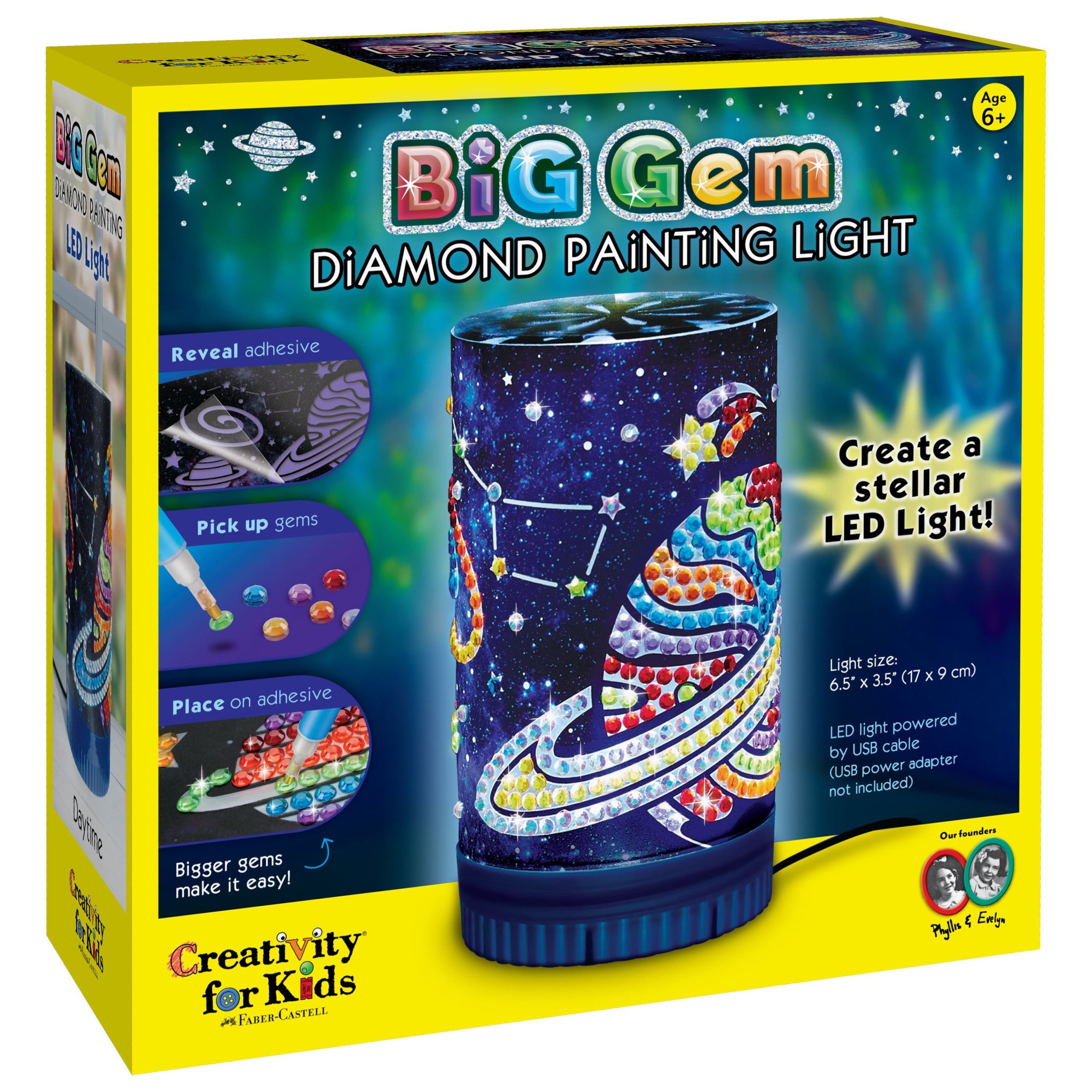 Creativity for Kids Big Gem Diamond Painting Kits: Magical Stickers and  Suncatcher DIY Kit - Diamond Art for Kids, Unicorn Gifts for Girls Ages 6-8+