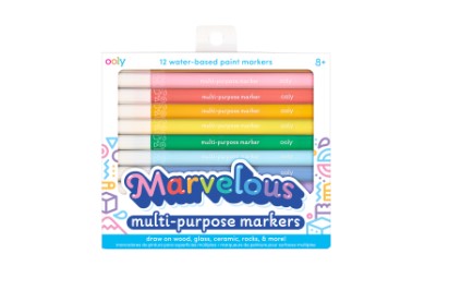 Color Lustre Metallic Brush Markers Set of 10 - Mudpuddles Toys