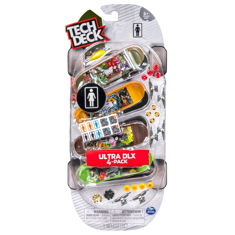 TECH DECK ULTRA DLX FINGERBOARD 4 PACK - REVIVE – Toyworld Australia