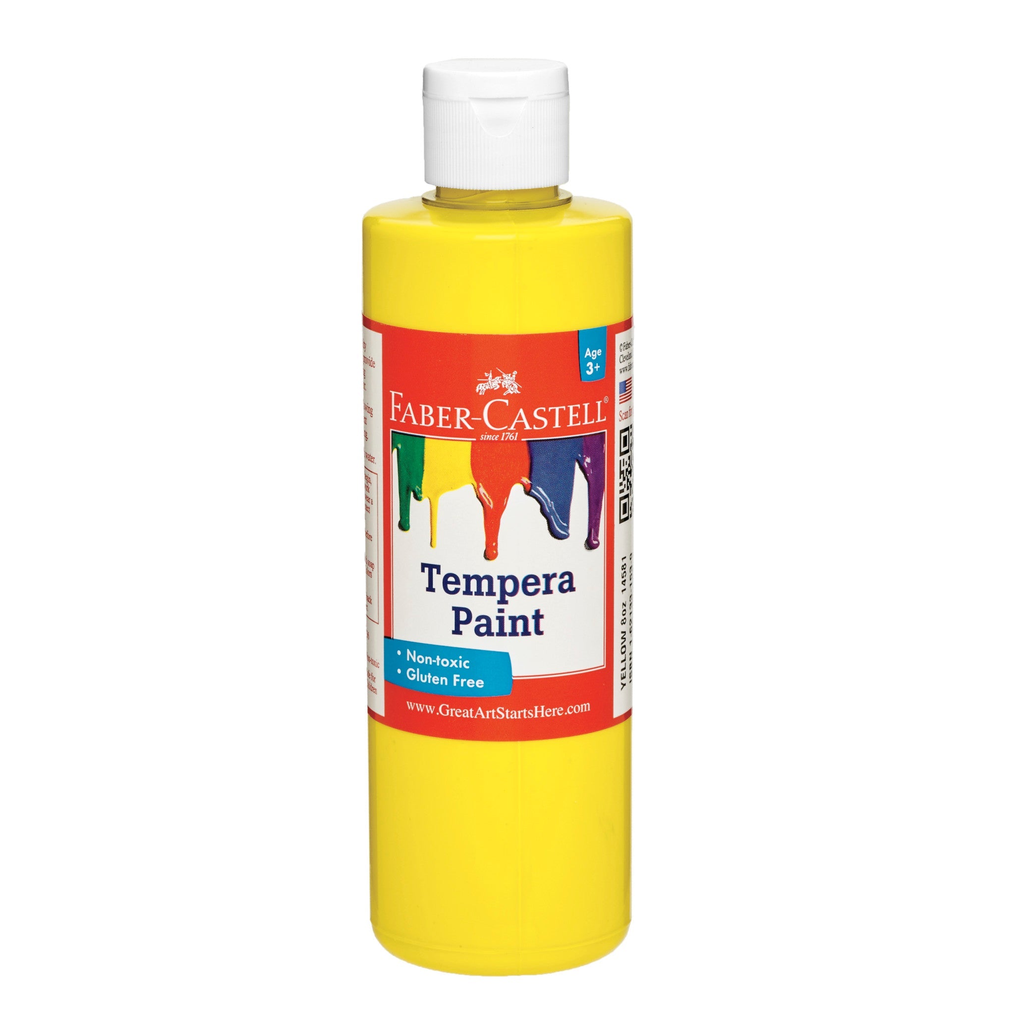 EXTRIC Washable Paint for Kids - 12 Count Finger Paint (2 oz Each) Tempera Paint - Non Toxic Kids Paint for Art, Craft - Kids Paint