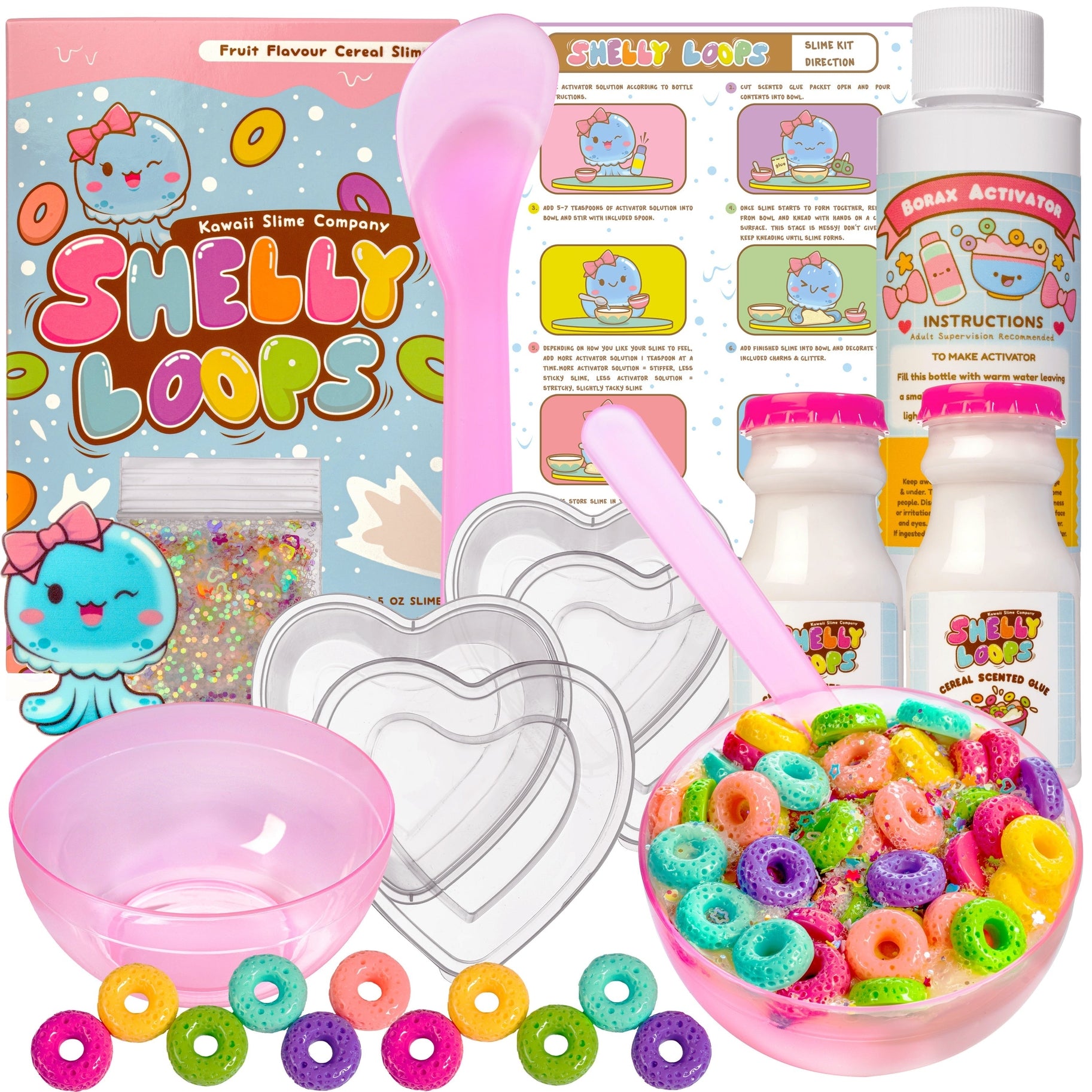 Shelly Loops Cereal Slime DIY Kit – kiddywampus