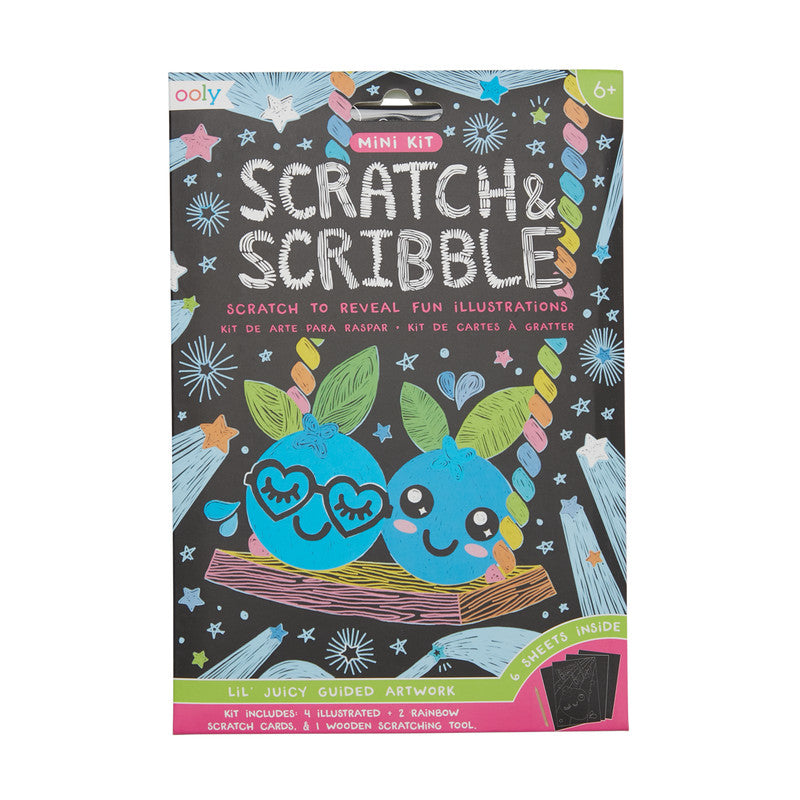 Mini Scratch & Scribble Art Kit - Wacky Universe